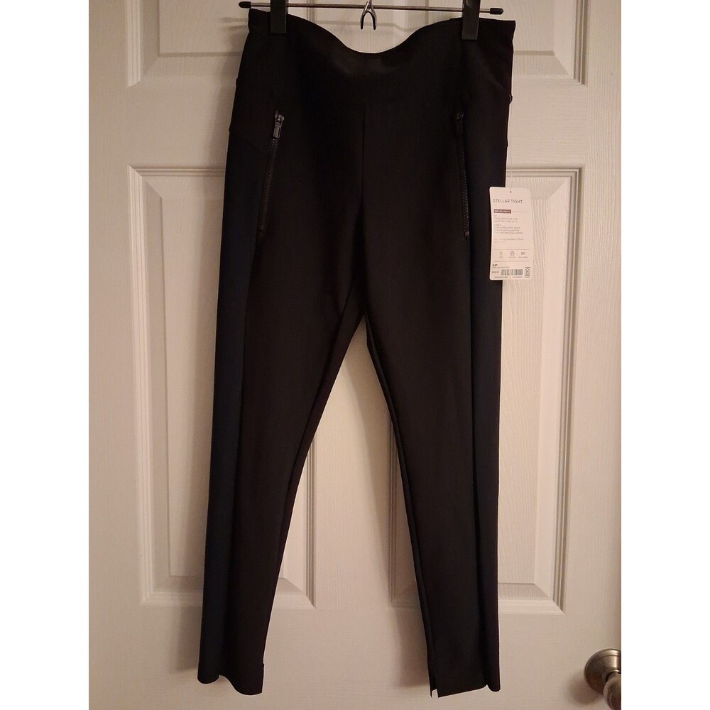 Athleta Women’s Black Stellar Tight Travel Zipped Pockets Athletic Size SP NWT